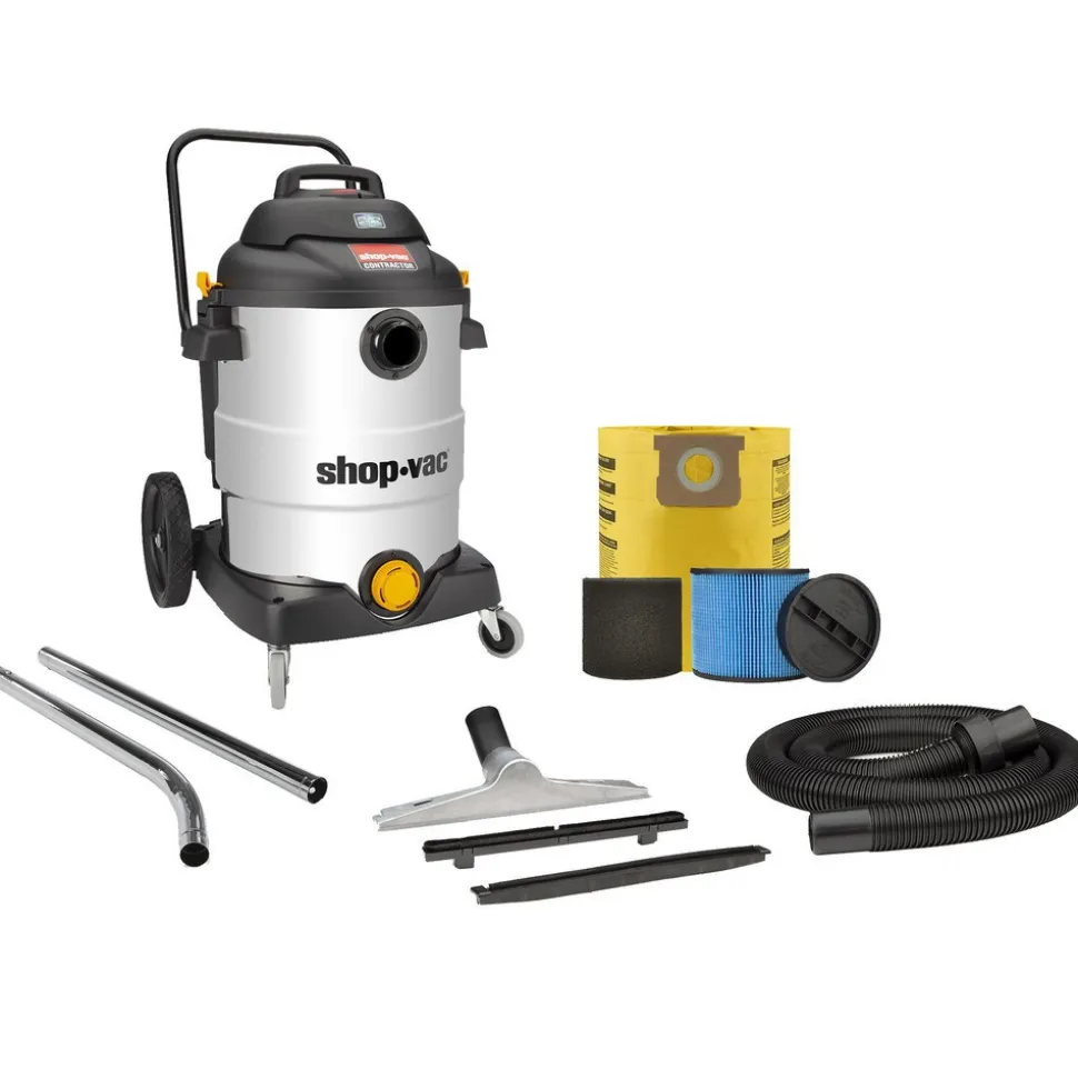 Shop-Vac 16 Gallon 6.5 Peak HP Stainless Steel Contractor Series Wet / Dry Vacuum