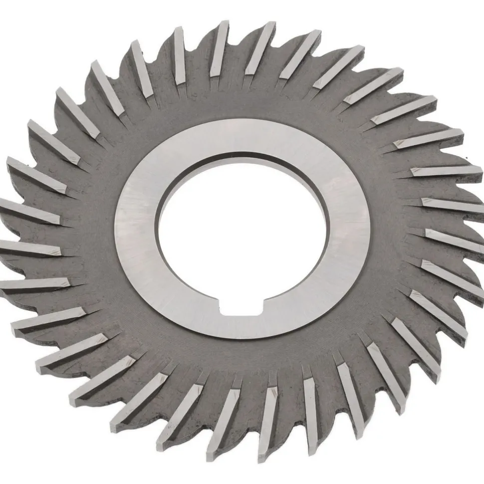 Side Chip Saw: 3" Blade Dia, 1/8" Blade Thickness, 1" Arbor Hole Dia, 32 Teeth, High Speed Steel