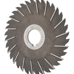 Side Chip Saw: 5" Blade Dia, 1/8" Blade Thickness, 1" Arbor Hole Dia, 36 Teeth, High Speed Steel