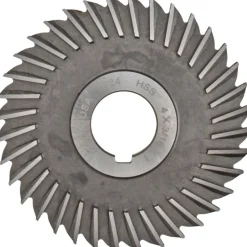 Side Chip Saw: 4" Blade Dia, 3/16" Blade Thickness, 1" Arbor Hole Dia, 36 Teeth, High Speed Steel