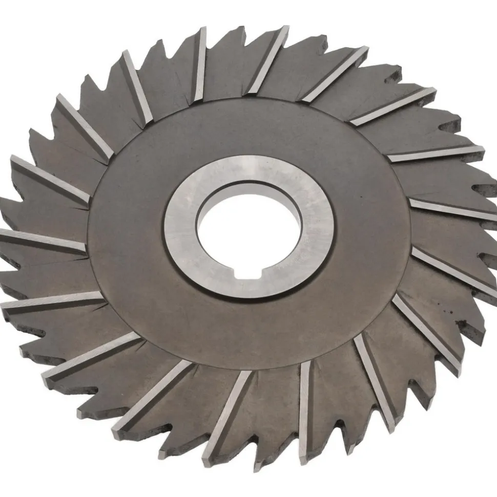 Side Chip Saw: 5" Blade Dia, 1/4" Blade Thickness, 1" Arbor Hole Dia, 36 Teeth, High Speed Steel