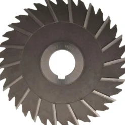 Side Chip Saw: 5" Blade Dia, 3/16" Blade Thickness, 1" Arbor Hole Dia, 36 Teeth, High Speed Steel