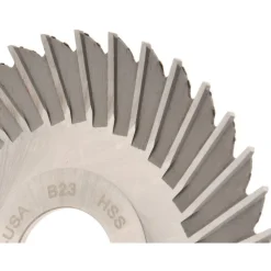 Side Chip Saw: 4" Blade Dia, 3/32" Blade Thickness, 1" Arbor Hole Dia, 36 Teeth, High Speed Steel