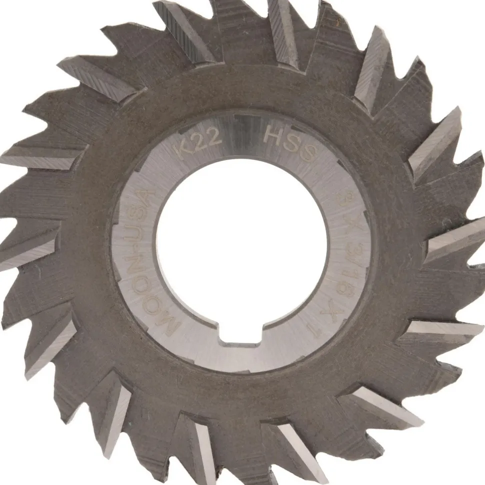 Side Chip Saw: 3" Blade Dia, 3/16" Blade Thickness, 1" Arbor Hole Dia, 28 Teeth, High Speed Steel