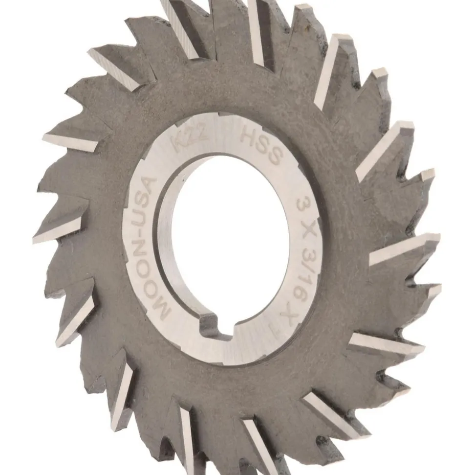 Side Chip Saw: 3" Blade Dia, 3/16" Blade Thickness, 1" Arbor Hole Dia, 28 Teeth, High Speed Steel