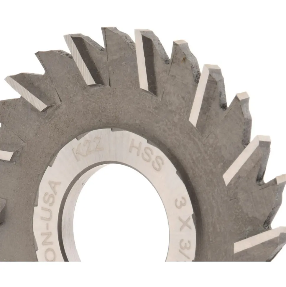 Side Chip Saw: 3" Blade Dia, 3/16" Blade Thickness, 1" Arbor Hole Dia, 28 Teeth, High Speed Steel