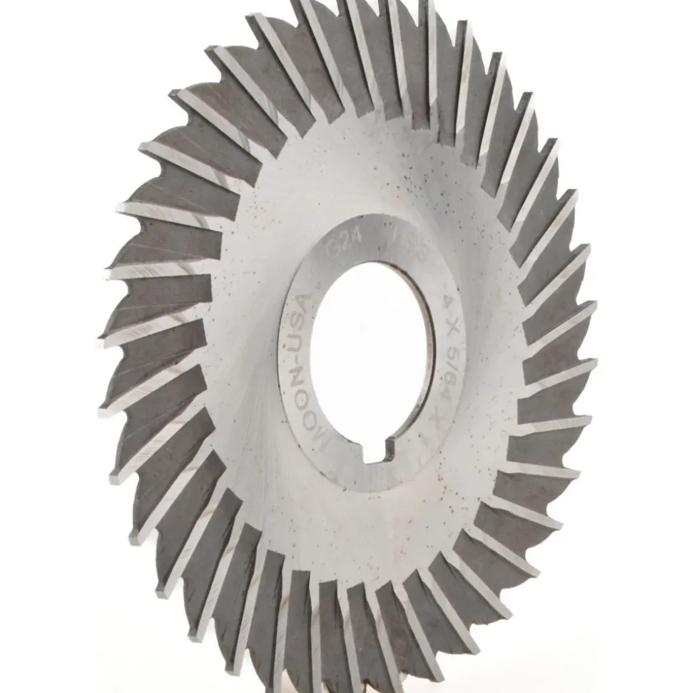 Side Chip Saw: 4" Blade Dia, 5/64" Blade Thickness, 1" Arbor Hole Dia, 36 Teeth, High Speed Steel