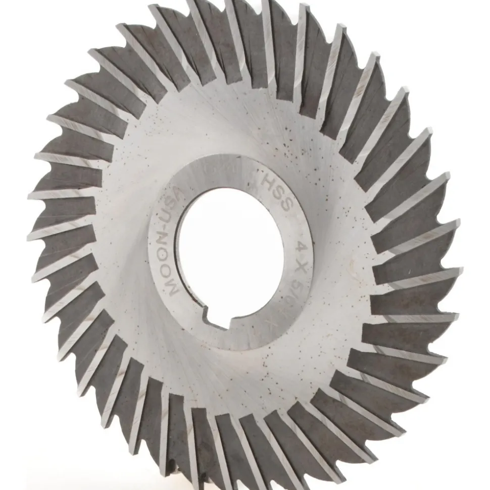 Side Chip Saw: 4" Blade Dia, 5/64" Blade Thickness, 1" Arbor Hole Dia, 36 Teeth, High Speed Steel