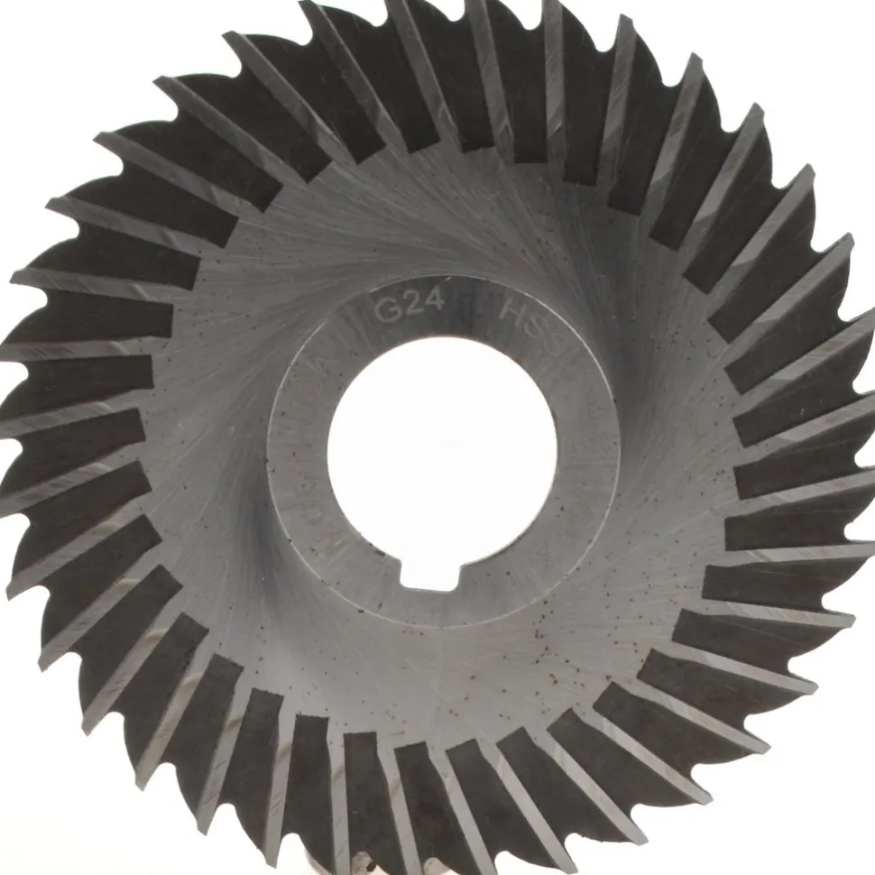 Side Chip Saw: 4" Blade Dia, 5/64" Blade Thickness, 1" Arbor Hole Dia, 36 Teeth, High Speed Steel