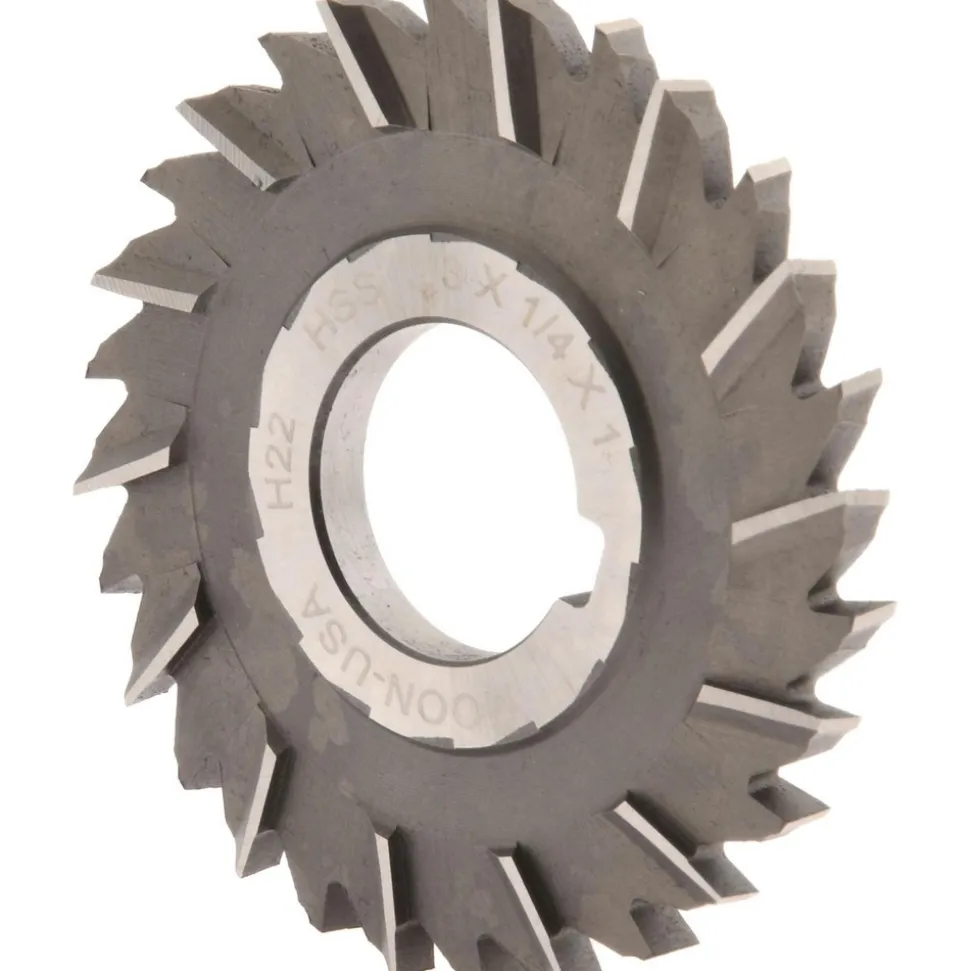 Side Chip Saw: 3" Blade Dia, 1/4" Blade Thickness, 1" Arbor Hole Dia, 28 Teeth, High Speed Steel