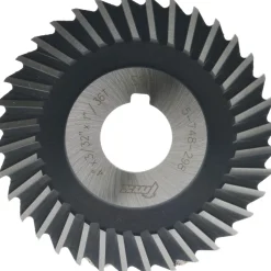 Side Chip Saw: 4" Blade Dia, 3/32" Blade Thickness, 1" Arbor Hole Dia, 36 Teeth, High Speed Steel