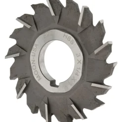 Side Milling Cutter: 3" Cutter Dia, 1/4" Cutting Width, 1" Arbor Hole, 18 Teeth