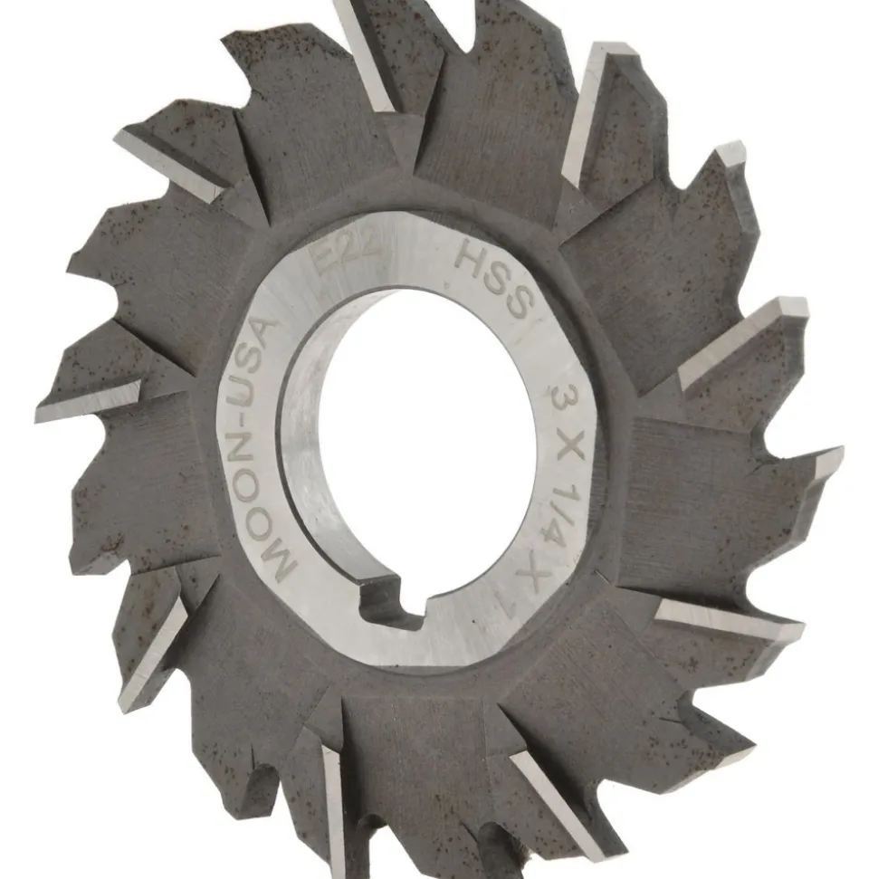 Side Milling Cutter: 3" Cutter Dia, 1/4" Cutting Width, 1" Arbor Hole, 18 Teeth