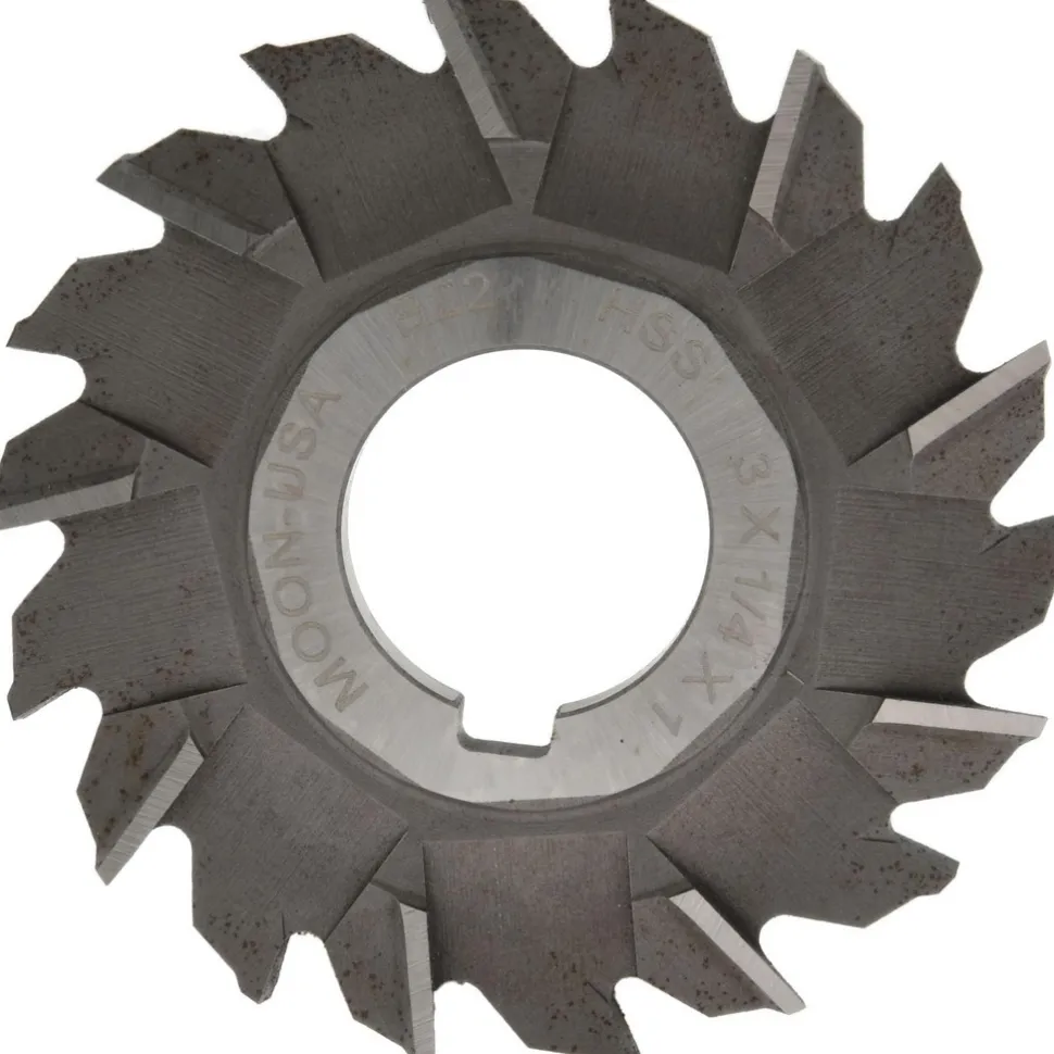 Side Milling Cutter: 3" Cutter Dia, 1/4" Cutting Width, 1" Arbor Hole, 18 Teeth