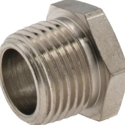 9/16" Sight Dia, 1/2" Thread, 0.78" OAL, High Pressure Fused Pipe Thread, Open View Sight Glass & Flow Sight