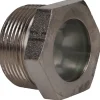 1-3/16" Sight Dia, 1-1/4" Thread, 1.22" OAL, High Pressure Fused Pipe Thread with Reflector Sight Glass & Flow Sight