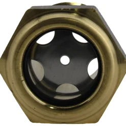3/4" Sight Dia, 3/4" Thread, 1" OAL, Low Pressure Pipe Thread Lube Sight with Reflector Sight Glass & Flow Sight