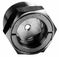 9/16" Sight Dia, 1/2" Thread, 1" OAL, Low Pressure Pipe Thread Lube Sight with Reflector Sight Glass & Flow Sight