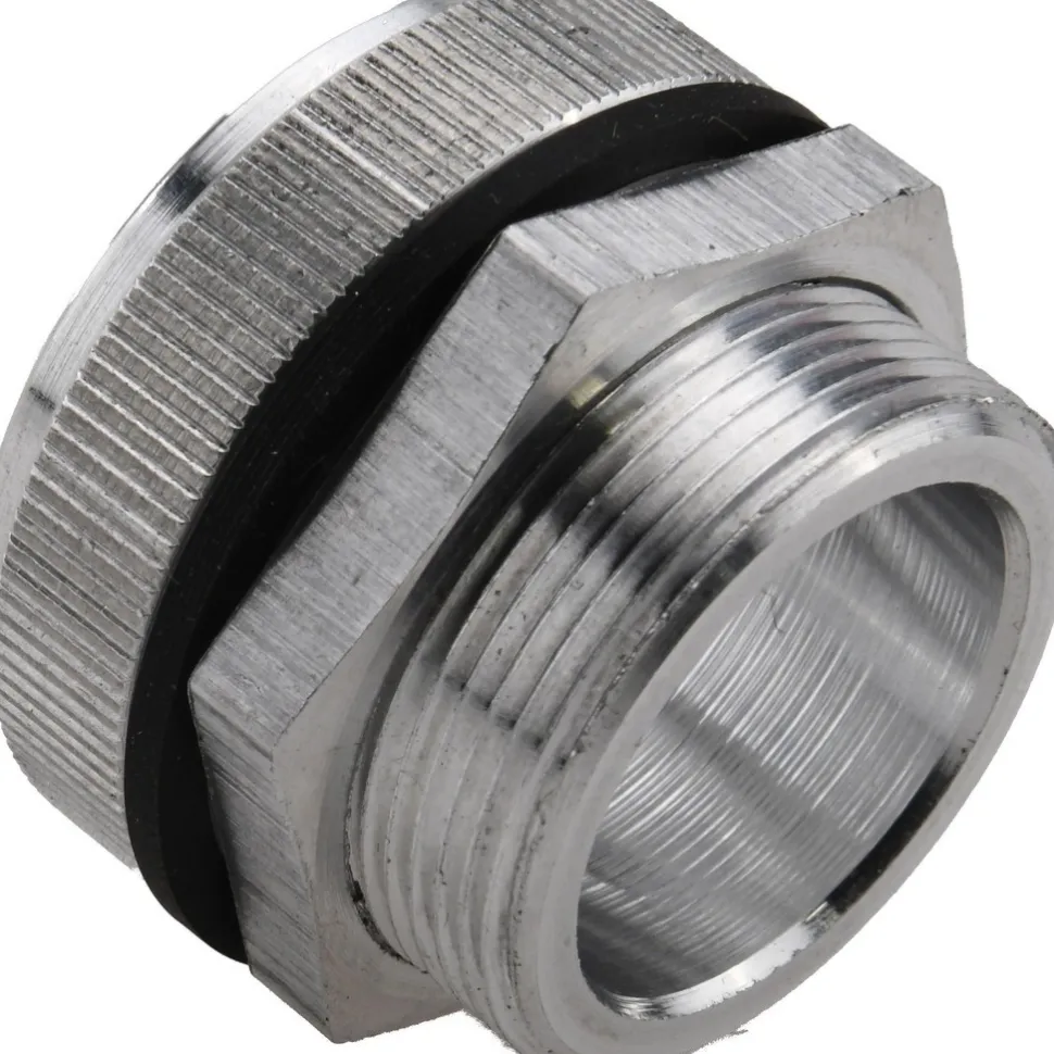 3/4" Sight Dia, 1" Thread, 15/16" OAL, Low Pressure Hole Mount, Open View Sight Glass & Flow Sight