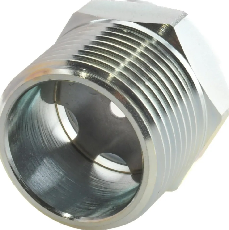 2" Sight Dia, 1" Thread, 1-1/4" OAL, Viewport Sight Glass & Flow Sight