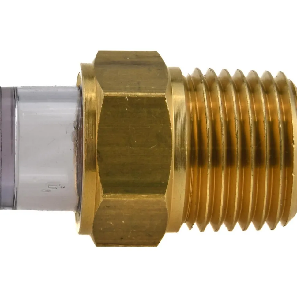 1" Sight Dia, 1/2" Thread, 1-17/32" OAL, Viewport Sight Glass & Flow Sight