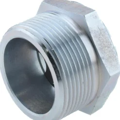 2" Sight Dia, 1-1/2" Thread, 1-11/32" OAL, Viewport Sight Glass & Flow Sight