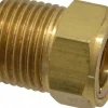 1" Sight Dia, 1/2" Thread, 1-3/32" OAL, Viewport Sight Glass & Flow Sight
