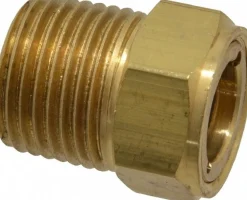 1" Sight Dia, 1/2" Thread, 1-3/32" OAL, Viewport Sight Glass & Flow Sight