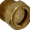 1" Sight Dia, 3/4" Thread, 1-1/8" OAL, Viewport Sight Glass & Flow Sight