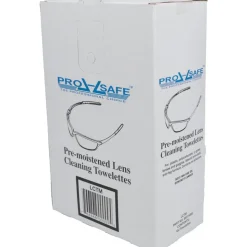 Silicone Free Lens Cleaning Towelettes: Anti-Fog, Anti-Static, Individually Wrapped, 5