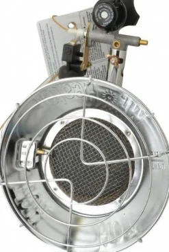 Single Burner Tank Top Radiant Heater: Propane, 15,000 BTU