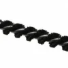 Single Stem/Spiral Condenser Tube Brush: 1/4" Dia, 4-1/2" OAL, Nylon Bristles