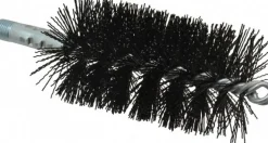 Single Stem/Spiral Tube Brush: 2-1/2" Dia, 7-1/4" OAL, Nylon Bristles