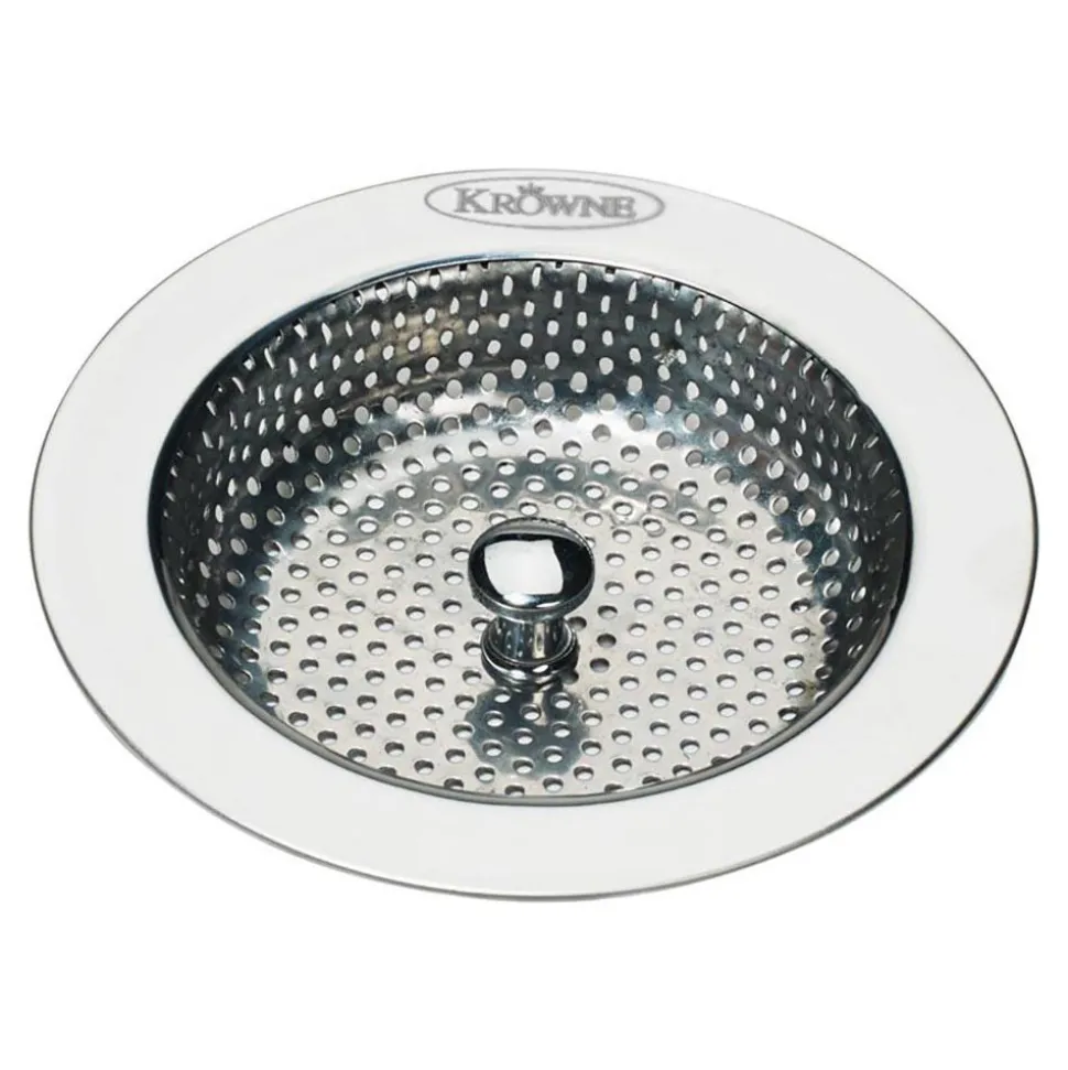 Sink Strainers & Stoppers: Type: Sink Strainer; Drain Size (Inch): 3-1/2; Material: Stainless Steel