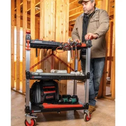 SITERUNNER 3-Shelf Folding Jobsite Cart, 20