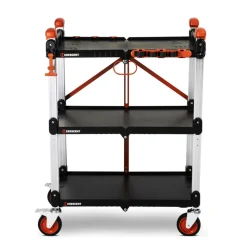 SITERUNNER 3-Shelf Folding Jobsite Cart, 20