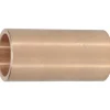 Sleeve Bearing: 1" ID, 1-1/4" OD, 2-1/2" OAL, Cast Bronze