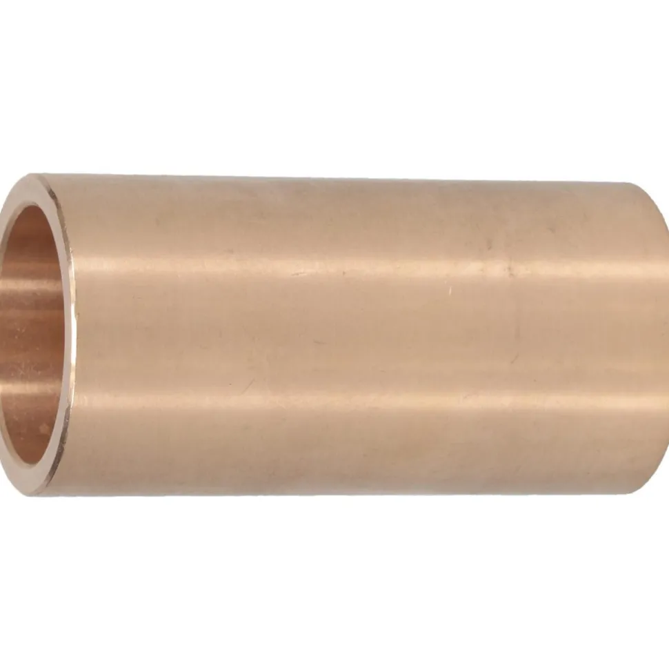 Sleeve Bearing: 1" ID, 1-1/4" OD, 2-1/2" OAL, Cast Bronze