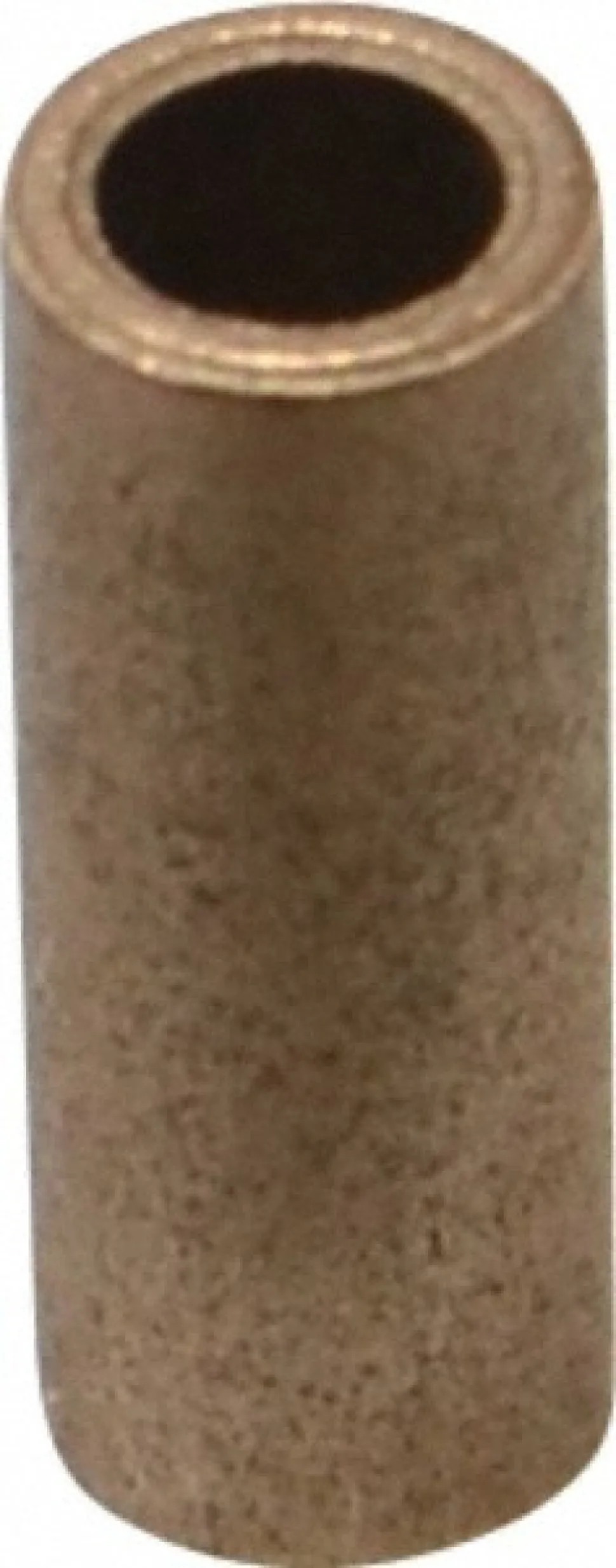 Sleeve Bearing: 1/4" ID, 3/8" OD, 1" OAL, Oil-Impregnated Bronze