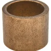 Sleeve Bearing: 1" ID, 1-1/4" OD, 1" OAL, Oil-Impregnated Bronze