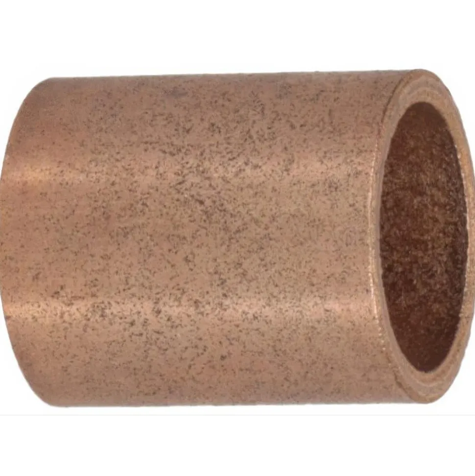Sleeve Bearing: 1/2" ID, 5/8" OD, 3/4" OAL, Oil-Impregnated Bronze