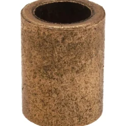 Sleeve Bearing: 1/4" ID, 3/8" OD, 1/2" OAL, Oil-Impregnated Bronze