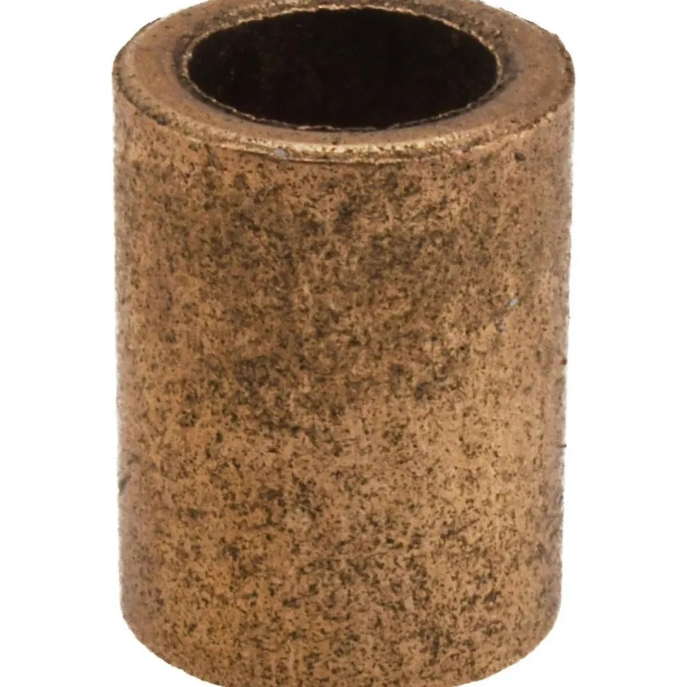 Sleeve Bearing: 1/4" ID, 3/8" OD, 1/2" OAL, Oil-Impregnated Bronze