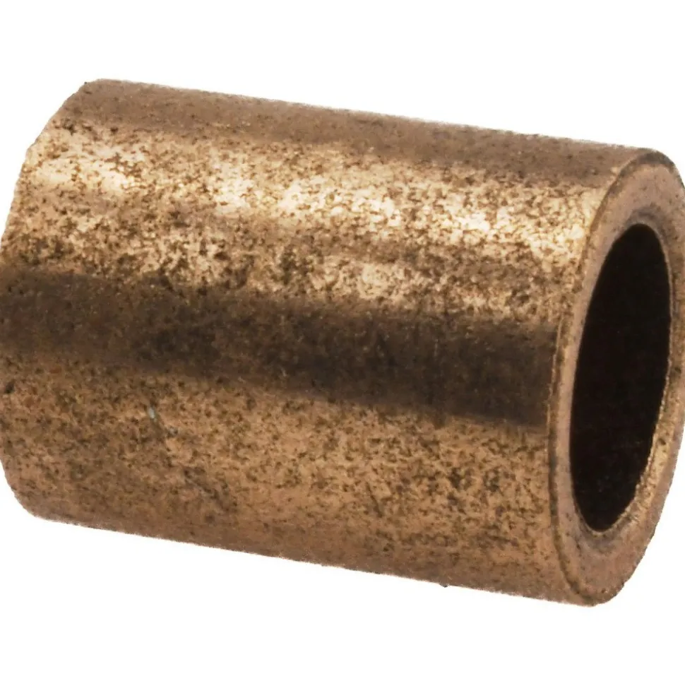 Sleeve Bearing: 1/4" ID, 3/8" OD, 1/2" OAL, Oil-Impregnated Bronze