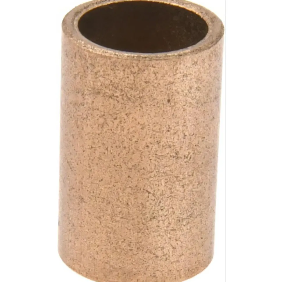 Sleeve Bearing: 1/2" ID, 5/8" OD, 1" OAL, Oil-Impregnated Bronze