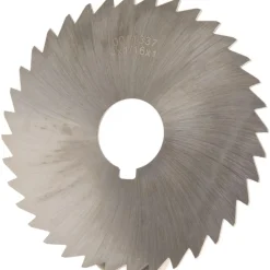 Slitting & Slotting Saw: 4" Dia, 1/16" Thick, 1" Arbor Hole, 36 Teeth, High Speed Steel
