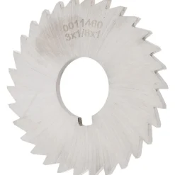 Slitting & Slotting Saw: 3" Dia, 1/8" Thick, 1" Arbor Hole, 30 Teeth, High Speed Steel