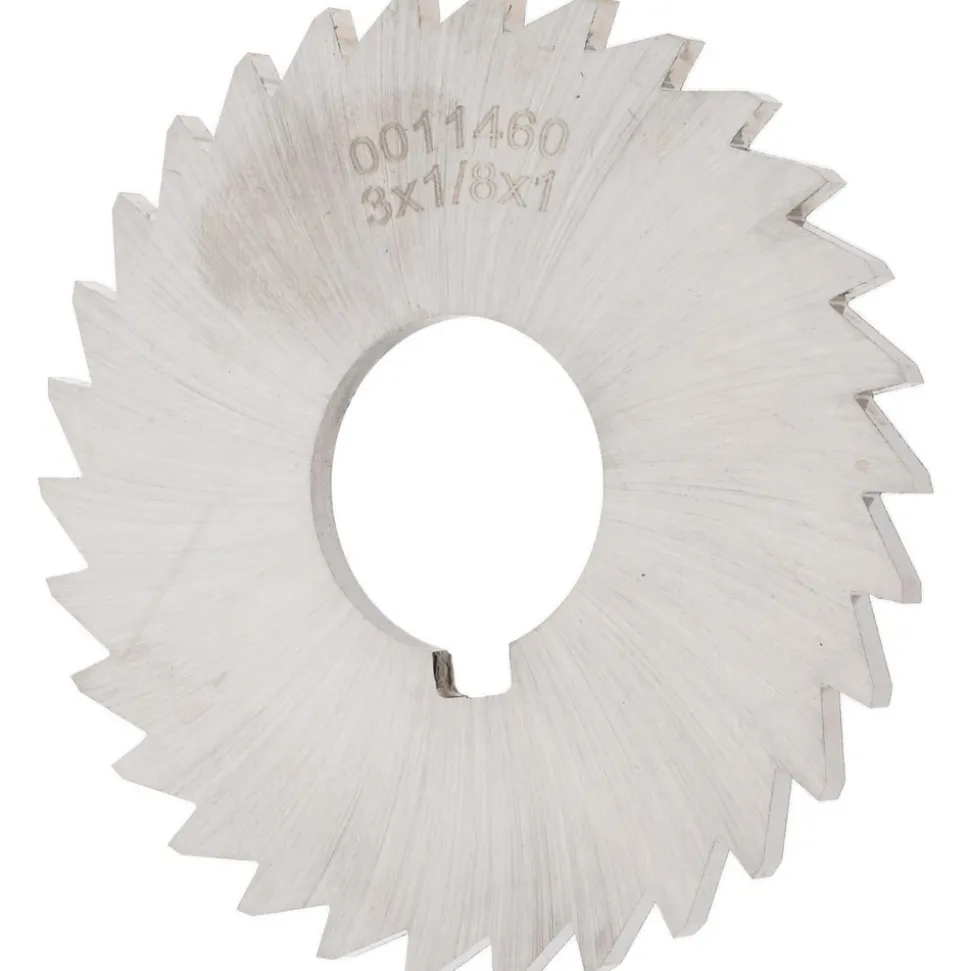 Slitting & Slotting Saw: 3" Dia, 1/8" Thick, 1" Arbor Hole, 30 Teeth, High Speed Steel