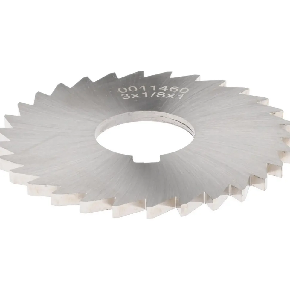 Slitting & Slotting Saw: 3" Dia, 1/8" Thick, 1" Arbor Hole, 30 Teeth, High Speed Steel