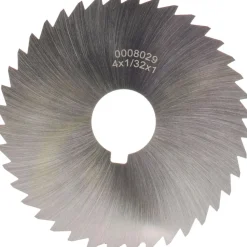 Slitting & Slotting Saw: 4" Dia, 1/32" Thick, 1" Arbor Hole, 40 Teeth, High Speed Steel